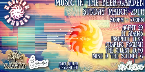 Halcyon Sundaze March 29th -   at Arbor Brewing Company - Ypsilanti 