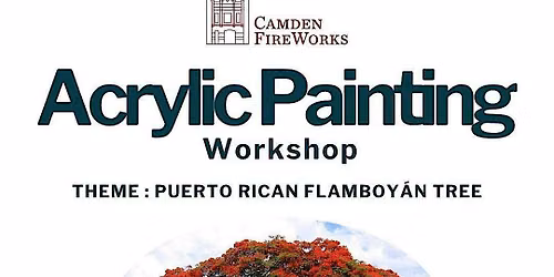 Tropical Flamboy\u00e1n Acrylic Painting Workshop