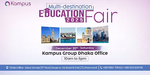 Multi-Destination Education Fair | Kampus Group Dhaka Office