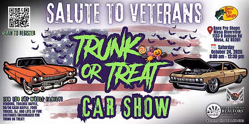2026 WeSERV Salute to Veterans Trunk or Treat Car Show