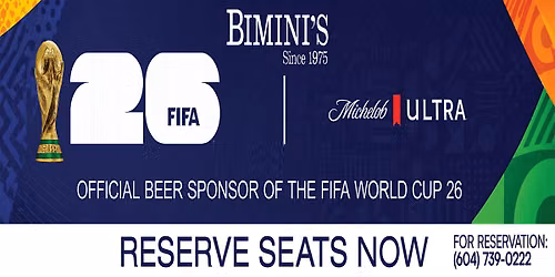 Uruguay vs Cabo Verde watchparty at Biminis