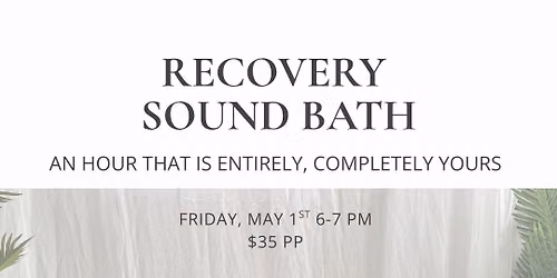 Recovery Sound Bath | Deep Rest Designed for Hard-working Bodies