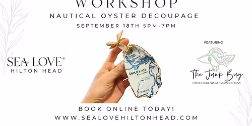 Nautical Oyster Decoupage with The Junk Bug