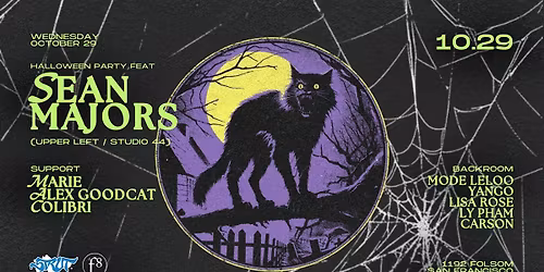 Strut SF & F8 Present Halloween Party Feat Sean Majors