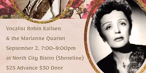 Vocalist Robin Kallsen & The Marianne Quartet - Enchanting European Songstresses