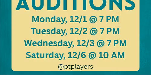 "Bright Star" Auditions @ Port Tobacco Players 