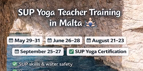 Become a SUP Yoga Teacher in Malta