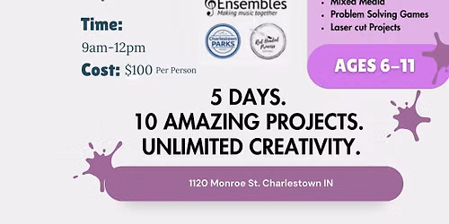Summer Fun Art Camp at Charlestown Ensembles 