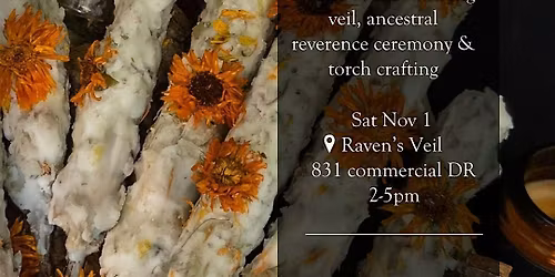 Samhain Mullein Torch Crafting