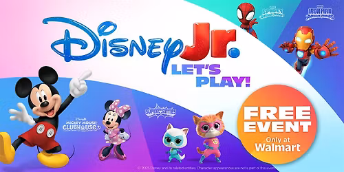 Disney Jr. Let's Play!  A Free Experience at Walmart