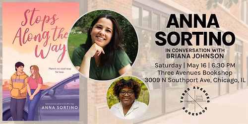 Author event with Anna Sortino in conversation with Briana Johnson