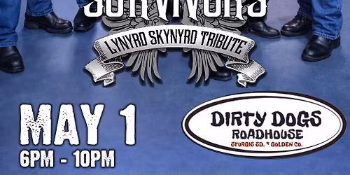 Street Survivors Lynyrd Skynyrd Tribute on the outdoor stage at Dirty Dogs Roadhouse 
