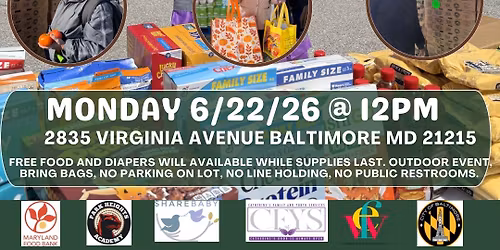 June Free Food & Diaper Giveaway