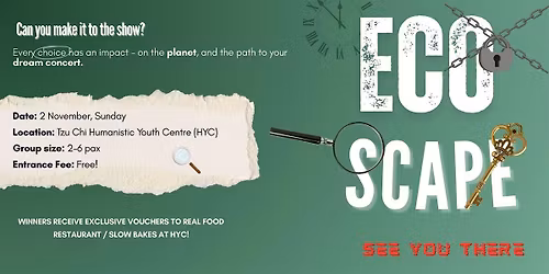 Eco Scape - An Escape Room with a  Twist!