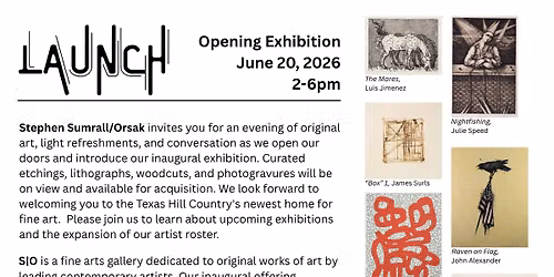 LAUNCH \/ Opening Exhibition \/ June 20, 2026