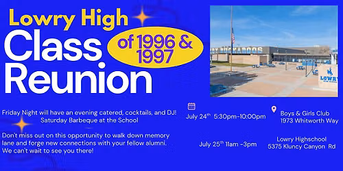 Lowry High Class of 1996 & 1997