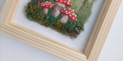 Felted Toadstool Woodland