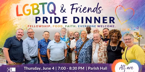St. Bart\u2019s LGBTQ & Friends Pride Dinner