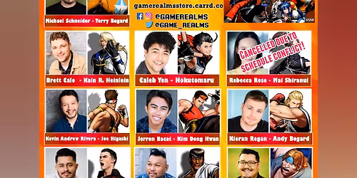 Fatal Fury City of the Wolves voice actor meet and greet