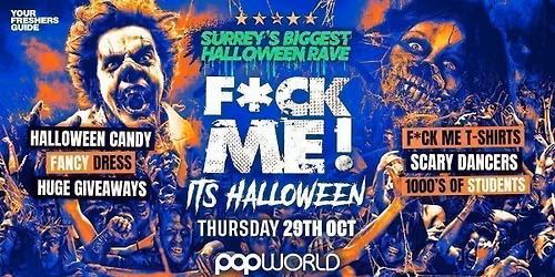 F*CK ME It's Halloween - Surrey Freshers 2026