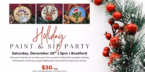 Holiday Paint & Sip