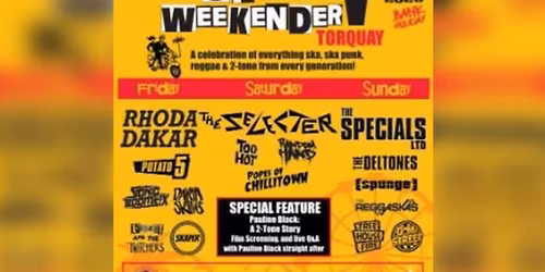 Upbeat Weekender Torquay 3rd April 2026