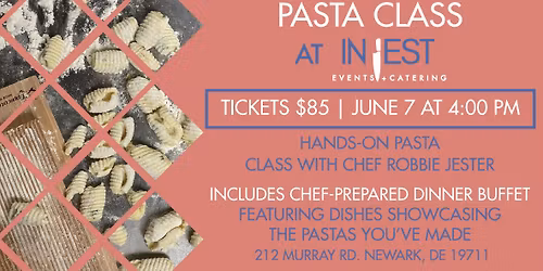 Pasta Making Class with Chef Robbie Jester