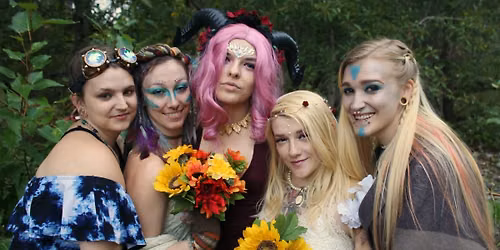 Enchanted forest, faires, pixies, elves and magical creatures photoshoot 