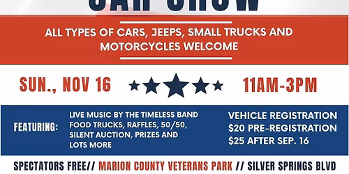 Ocala Blue Star Mothers 2nd Annual Car Show