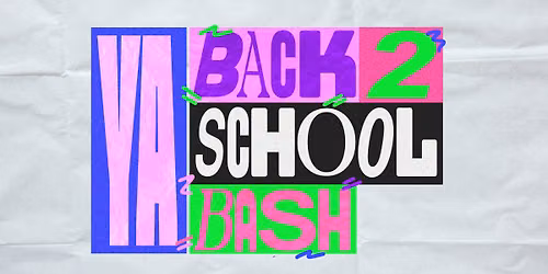 Young Adults - Back 2 School Bash