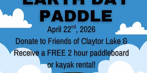 Earth Day Paddle @M2I at Rockhouse Marina
