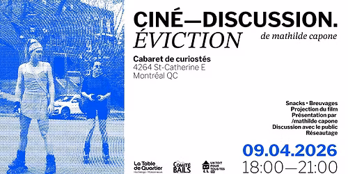 CIN\u00c9-DISCUSSION | \u00c9viction de mathilde capone