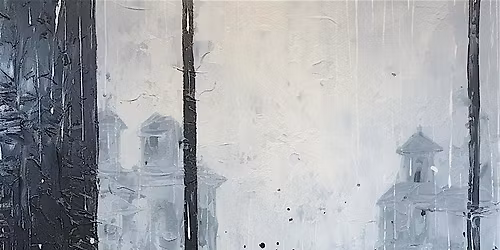 City Through a Window - A Paint Along (like Paint and Sip)