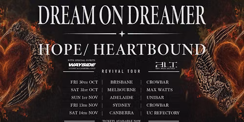 Dream on Dreamer - Sydney - Hope\/Heartbound Revival