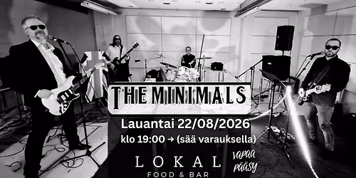 THE MINIMALS @ LOKAL FOOD & BAR