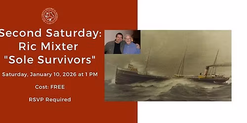 Second Saturday: Ric Mixter "Sole Survivors"