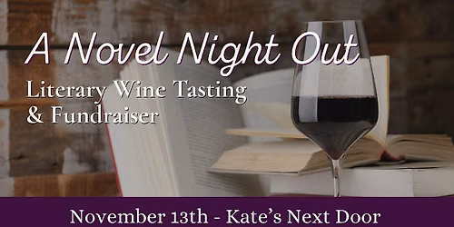 A Novel Night Out - Literary Wine Tasting