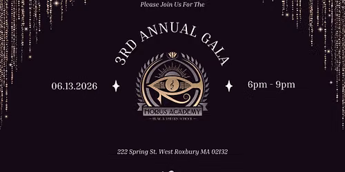 3rd Annual Gala at Horus Academy