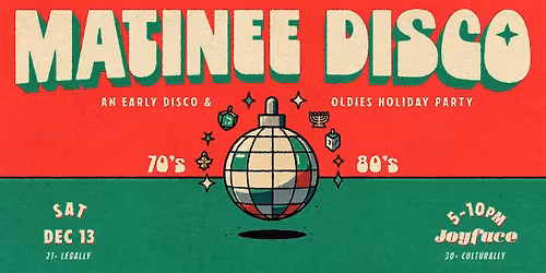 Holiday Disco @ Joyface