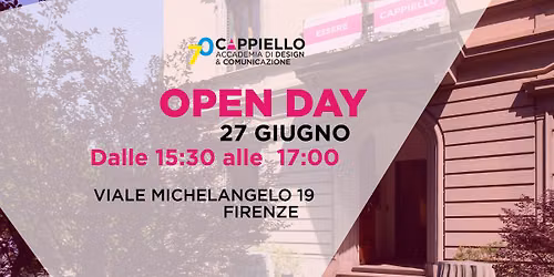 Open Day Accademia Cappiello - 27 Giugno 2026