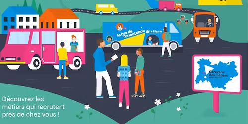 \ud83d\udce3 La Caravane des M\u00e9tiers d\u00e9barque \u00e0 Saint-Quentin-Fallavier !