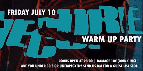 Athens | The Cure Warm Up Party | Friday July 10 | Death Disco