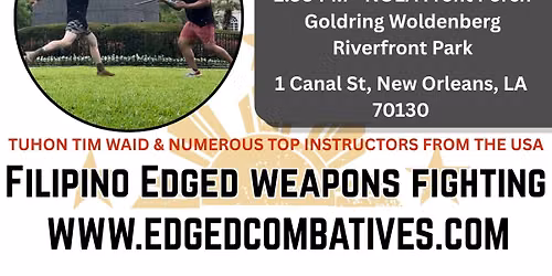 Filipino Martial arts in New Orleans - Pekiti in the Park 