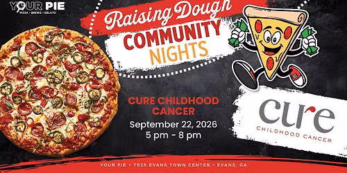 \ud83c\udf55\u2764\ufe0f Community Night supporting CURE Childhood Cancer!
