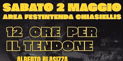 12 ore per il tendone 2026