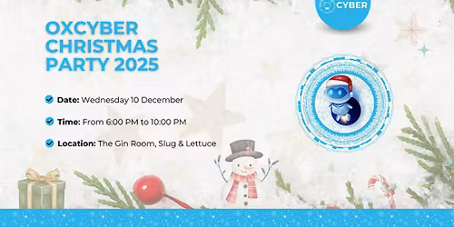 OxCyber Christmas Party 2025