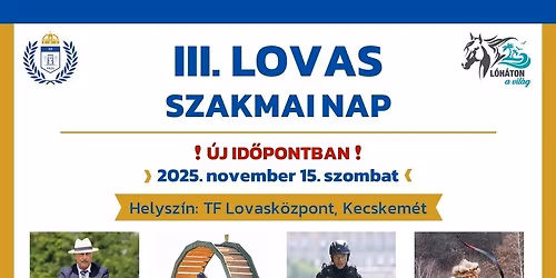 III. Lovas Szakmai Nap - \u00daJ ID\u0150PONTBAN