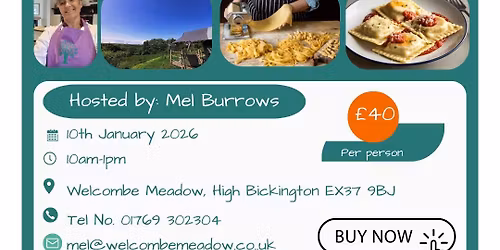 Pasta Making at Welcombe Meadow