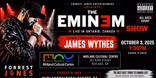 The EMINEM Show - September 30th - Midland Cultural Centre