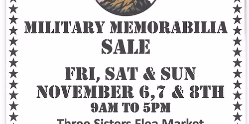 Military Memorabilia Sale
